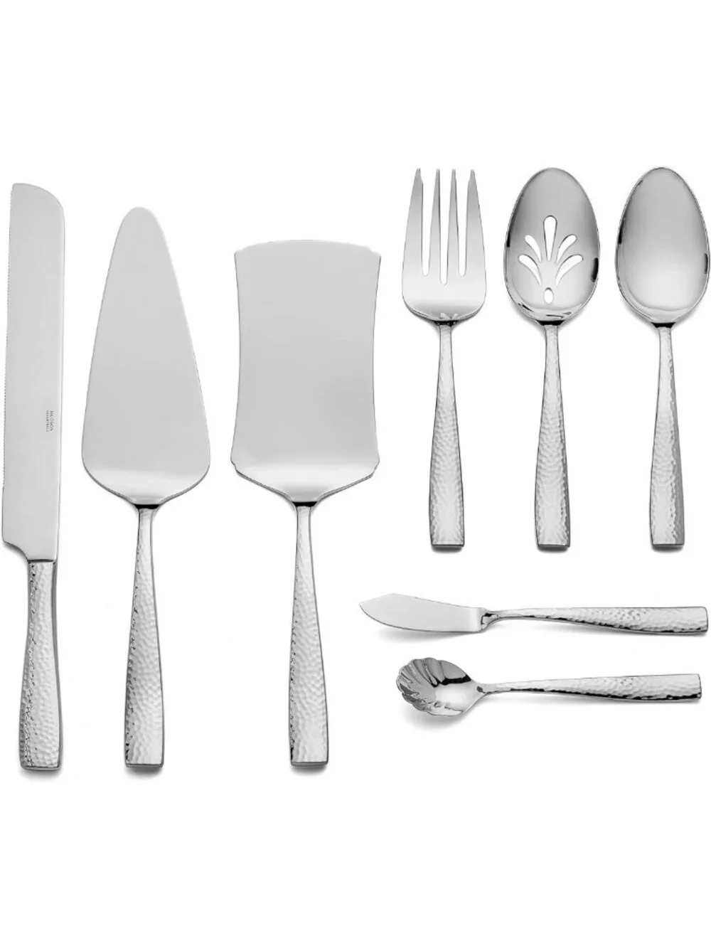 Elegant 8-Piece Stainless Steel Hostess Serving Utensil Set - Cake Knife
